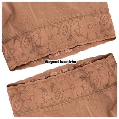 Body Gainant Femme Haute Compression avec Armatures en Acier – Dentelle