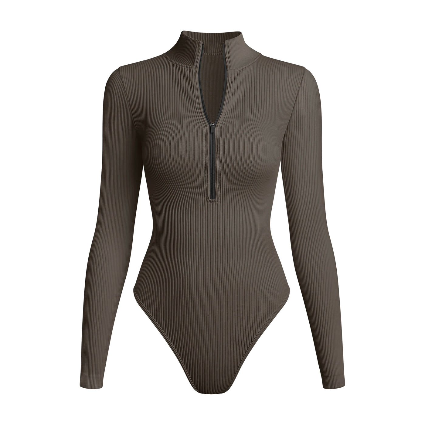 Combinaison Longue Femme à Manches Longues avec Fermeture Éclair – Extensible et Respirante – S à L