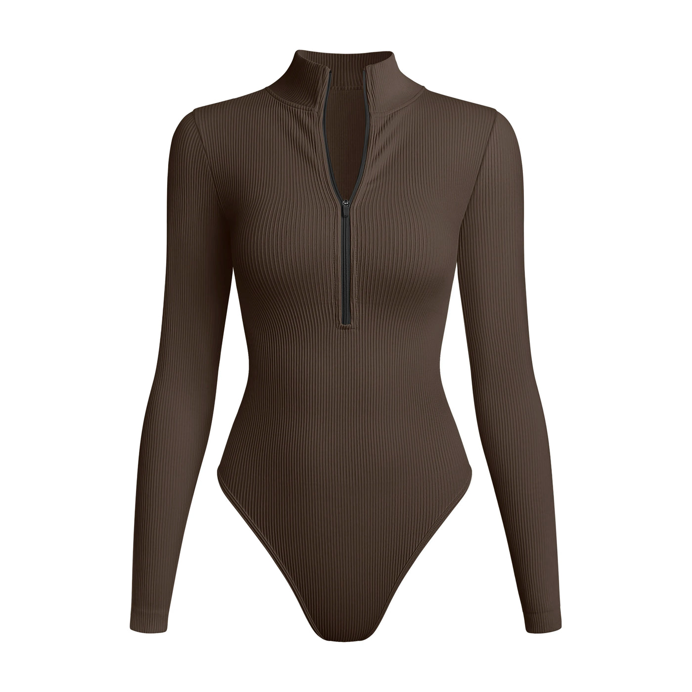 Combinaison Longue Femme à Manches Longues avec Fermeture Éclair – Extensible et Respirante – S à L