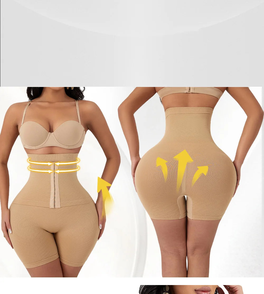Culotte Gainante Taille Haute Sans Couture pour Femme – Maintien Ferme, Respirante